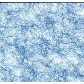 Spinnewebpapier 60x60cm Blauw
