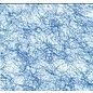 Spinnewebpapier 60x60cm Blauw