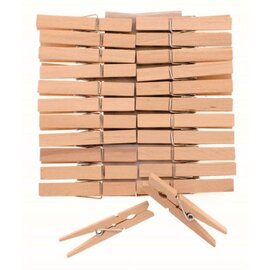 Wasknijpers hout 72mm - 24st.
