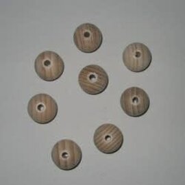Houten kralen 20mm 25st.