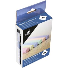 Kangaro: Bordkrijt van hoge kwaliteit, doos met 12 stuks - Assorti (Blister)
