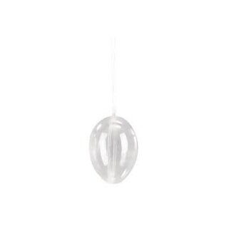 Plastic ei, 2 delig, 10 cm