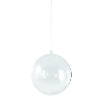 Plastic bollen 18 cm  2-delig