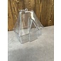 Plastic huis 2-delig ca. 10x9,5cm