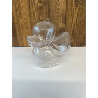 Plastic Eend 2-delig 10cm