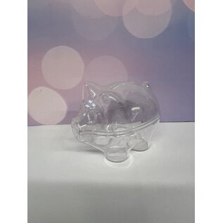 Plastic Varken 2-delig 10cm (spaanpot)