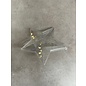 Plastic ster 2-delig 10cm