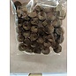 Pompon donkerbruin 25mm