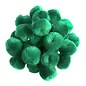 Pompons groen 13mm
