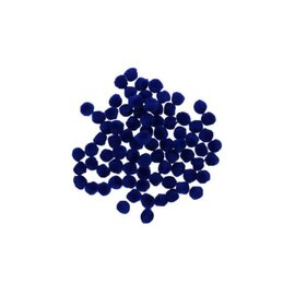 Pompon blauw 13mm