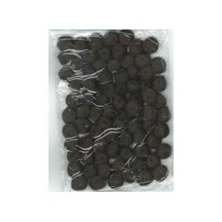 Pompon donkerbruin 7mm