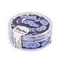 Pailletten, 6mm ø, schotel middenblauw