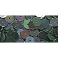 Pailletten Glad aqua blauw 6mm 7gr.