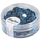 Pailletten, glad, 6mm ø middenblauw
