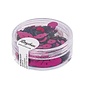 Pailletten,6mm ø, glad, doosje à 6 g, wasbaar, rood-lila
