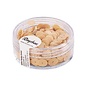 Pailletten,6mm ø, glad, doosje à 6 g, wasbaar, licht beige