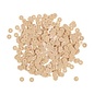 Pailletten,6mm ø, glad, doosje à 6 g, wasbaar, licht beige