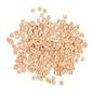 Pailletten, 6mm ø, schotel, doosje à 6 g, wasbaar, licht beige