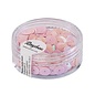 Pailletten,6mm ø, glad, doosje à 6 g, wasbaar, iris. rose