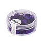 Pailletten, glad, 6mm ø, doosje à 7 g, d.lila