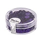Pailletten, 6mm ø, schotel, doosje à 6 g, wasbaar, d.lila