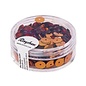 Pailletten, 6mm ø, schotel, doosje à 6 g, wasbaar, koper