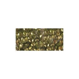 Pailletten, schotel, 6mm ø, doosje à 6 g, olijf-groen