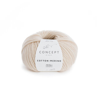 COTTON-MERINO 101 - Licht beige bad 76651