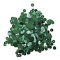 Pailletten,6mm ø, glad, doosje à 6 g, wasbaar, blauwgroen
