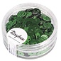 Pailletten, glad, 6mm ø, doosje à 7 g, groen