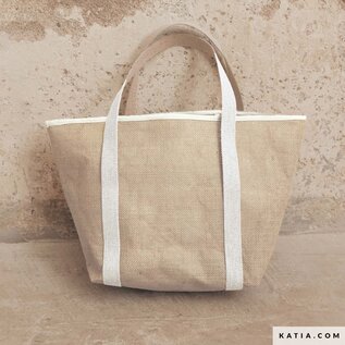Jute waterproof naturel bruin per meter