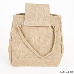 Jute waterproof naturel bruin per meter