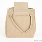 Jute waterproof naturel bruin per meter