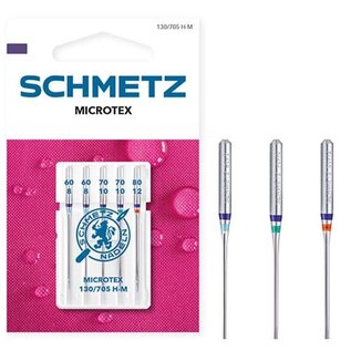 Schmetz Microtex naalden dikte 60 t/m 80 - 5 naalden