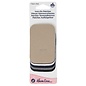 Reparatieonderdeel: opstrijkbaar: assortiment: 7,5x5cm - 10 delig