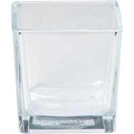 Glazen pot 10x10x10cm