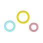 Durable Stekenmarkeerders ringen 10mm, 12mm en 14mm; 90 stuks assorti kleuren