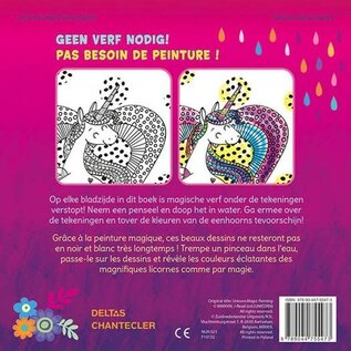 Boek - Unicorn Magic Color schilderen met water / Unicorn Peinture Magique à l'eau