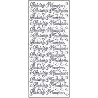 Stickers Text NL Christmas: Gelukkig Nieuwjaar 2 - GOUD - PER VEL