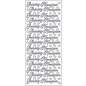 Stickers Text NL Christmas: Gelukkig Nieuwjaar 2 - GOUD - PER VEL