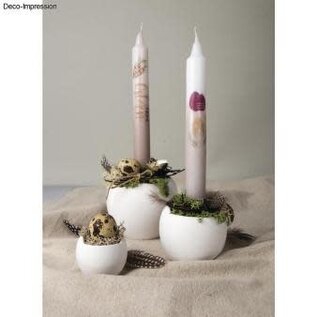 Silicone gietmal set vazen golfrand, 3delig, 5x4,2cm/7,2x6cm/9,5x7,8cm