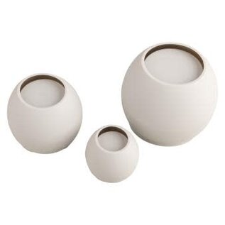 Silicone gietmal set vazen golfrand, 3delig, 5x4,2cm/7,2x6cm/9,5x7,8cm