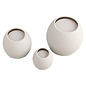 Silicone gietmal set vazen golfrand, 3delig, 5x4,2cm/7,2x6cm/9,5x7,8cm