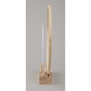 Houten standaard voor ringen, FSC 100%, 20x4,8x5cm