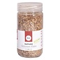 Nature Glimmer Flakes fijn, Eco friend, 0,1-3mm, pot 370ml, goud