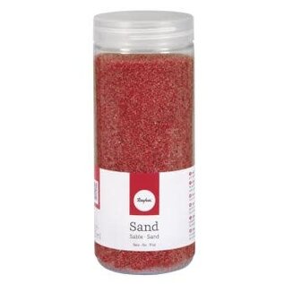 Zand, fijn, Vuurrood, 0,1-0,5mm, 475ml