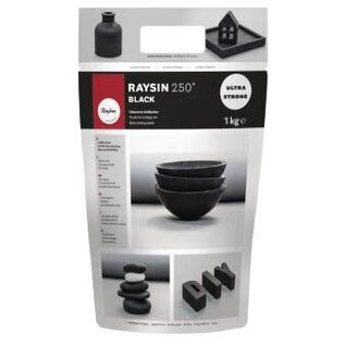 Gietpoeder Raysin 250, zak 1kg, zwart