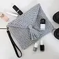 DIY Haakpakket Knit Look Clutch Silver Grey
