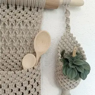 DIY Macramé Pakket Opberger Voor de Keuken