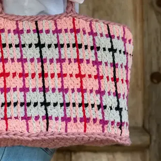 DIY Haakpakket Geruite Tas
